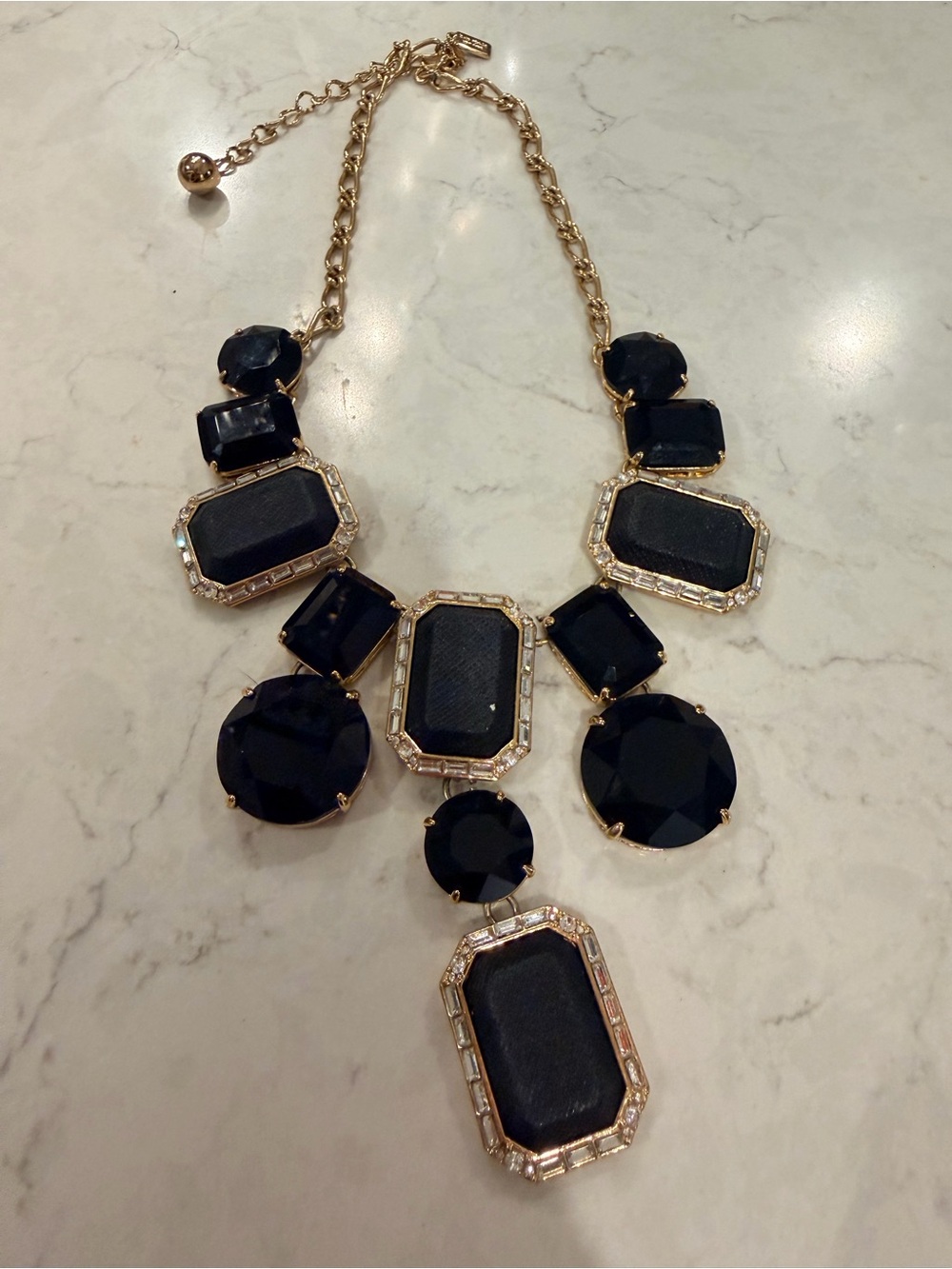 Kate spade Gold-Tone Black Statement Necklace